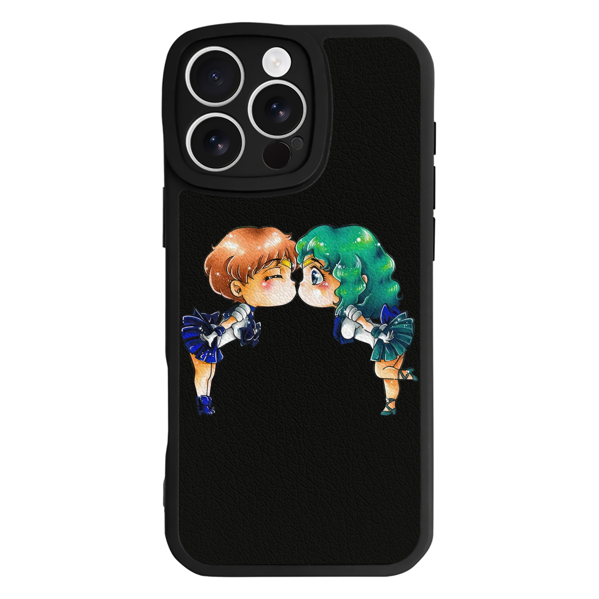 （画像用） 美少女戦士セーラームーン 天王はるか Sailor Moon Tenoh Haruka 【iPhone 16シリーズ対応】シリコンスマホケース（レザー調） 材質：シリコン